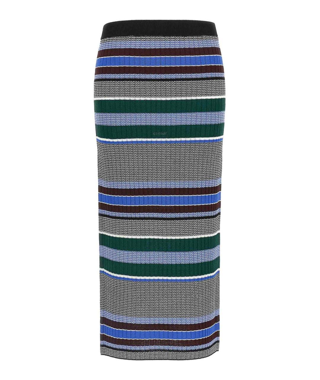 PINKO Мульти вискозная юбка миди, фото 1
