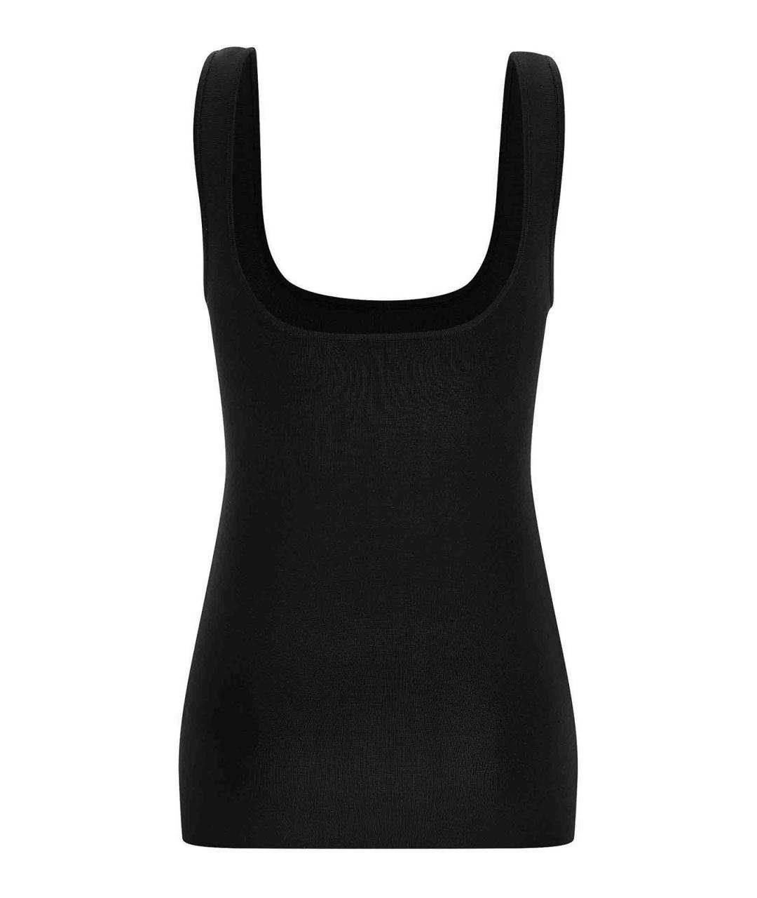 entire studios Черная вискозная майка, фото 2