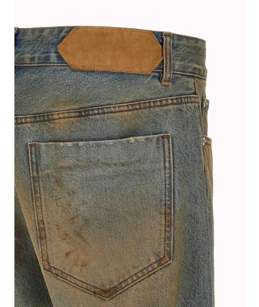 JACQUEMUS Мульти хлопковые прямые джинсы, фото 4