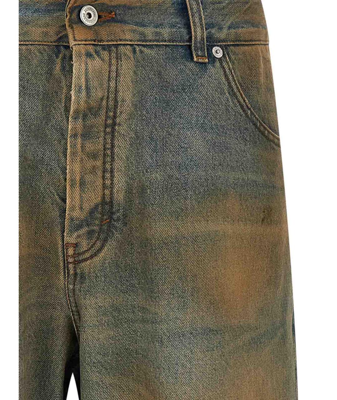 JACQUEMUS Мульти хлопковые прямые джинсы, фото 3