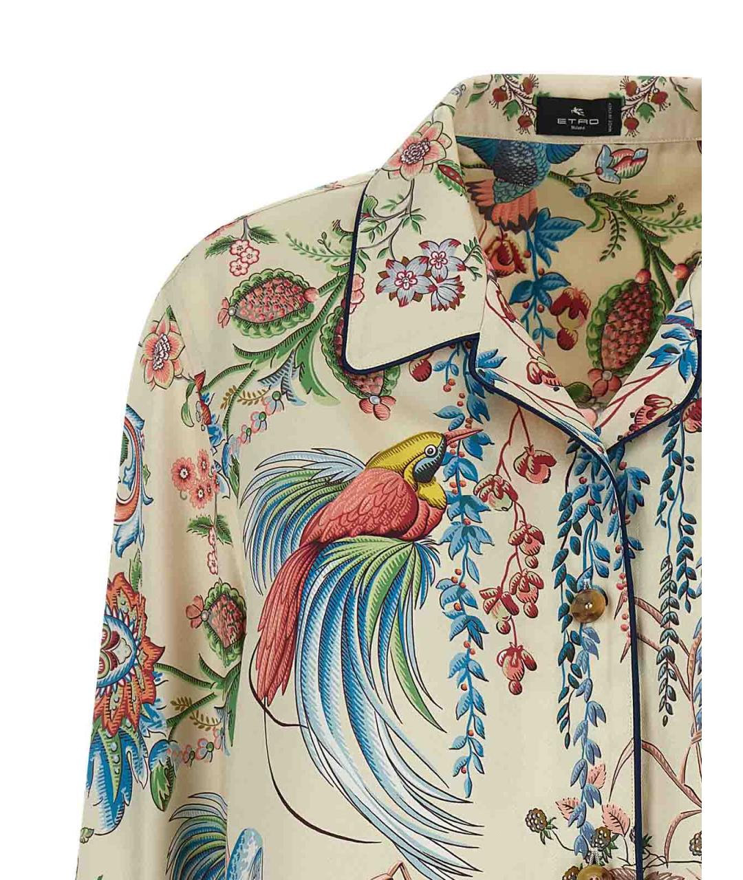 ETRO Мульти полиэстеровая рубашка, фото 3