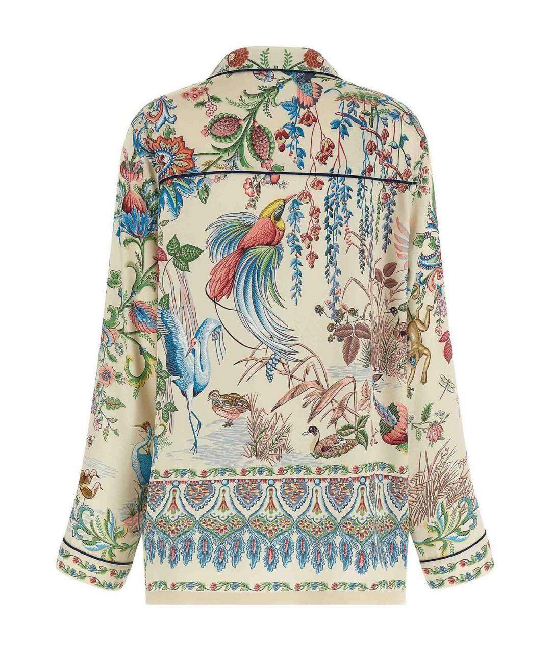 ETRO Мульти полиэстеровая рубашка, фото 2