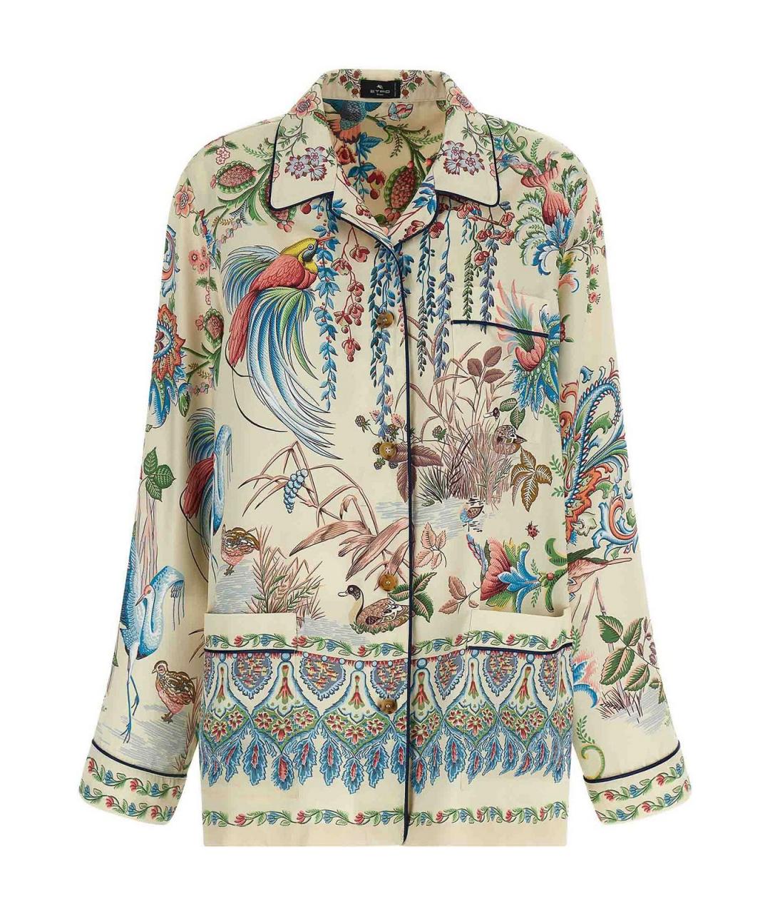 ETRO Мульти полиэстеровая рубашка, фото 1