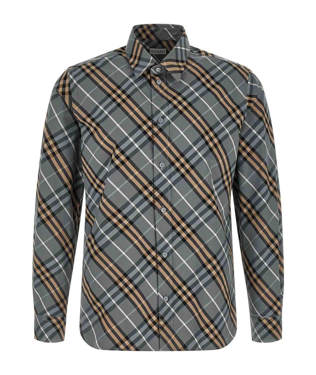 BURBERRY Мульти хлопковая кэжуал рубашка, фото 1