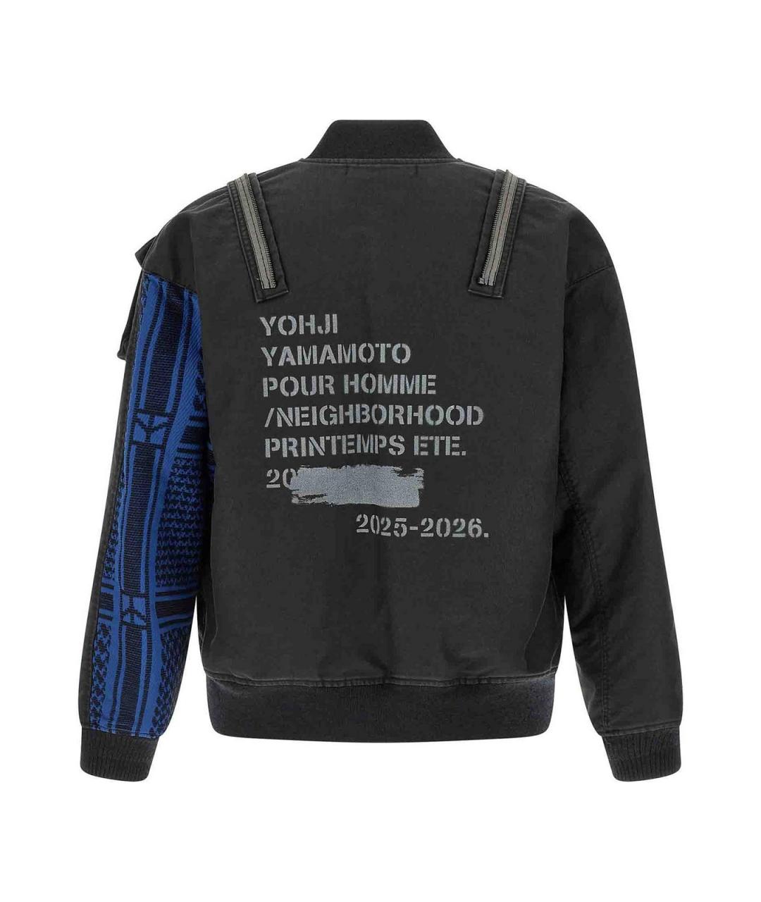 YOHJI YAMAMOTO Черная хлопковая куртка, фото 2