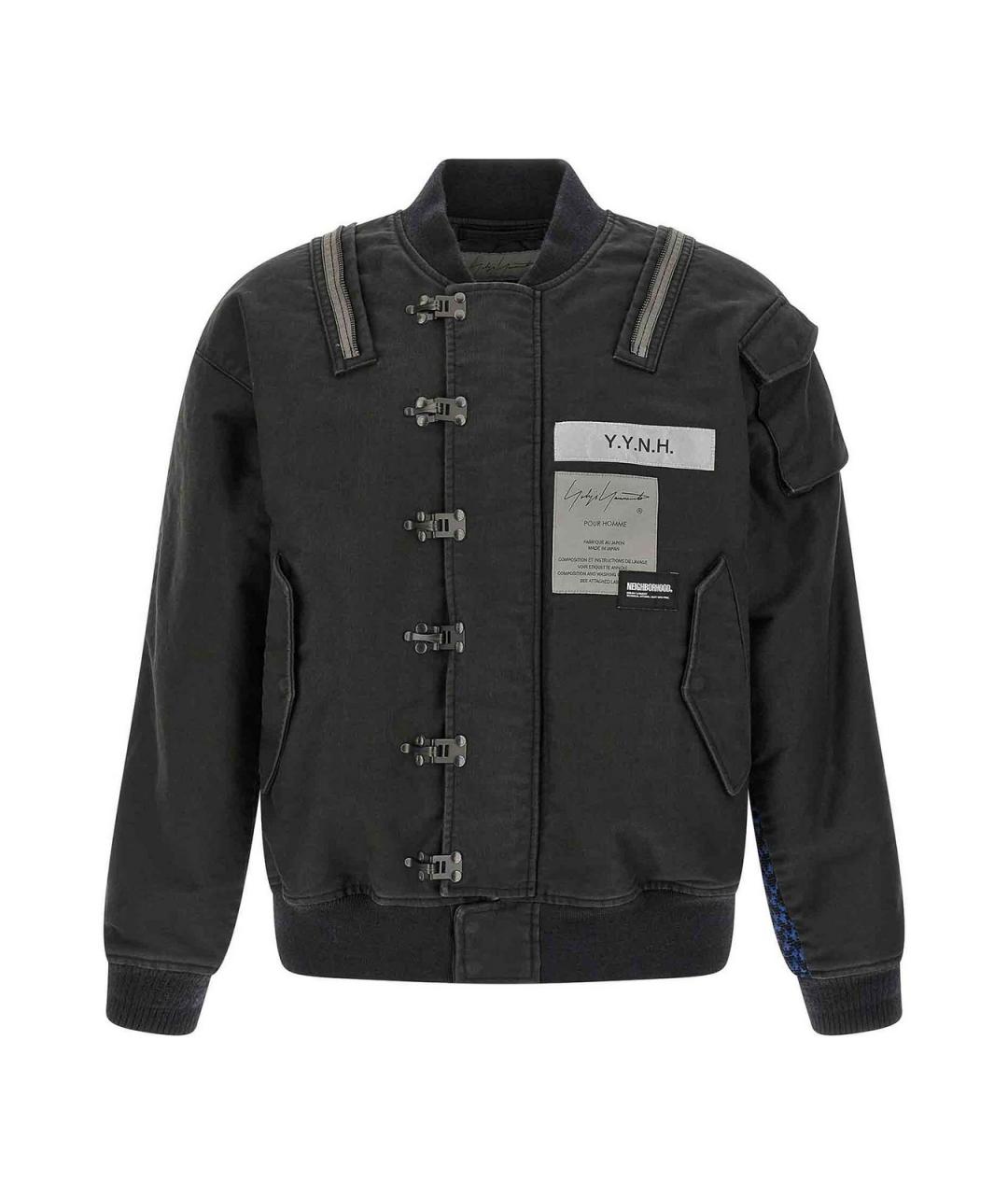 YOHJI YAMAMOTO Черная хлопковая куртка, фото 1