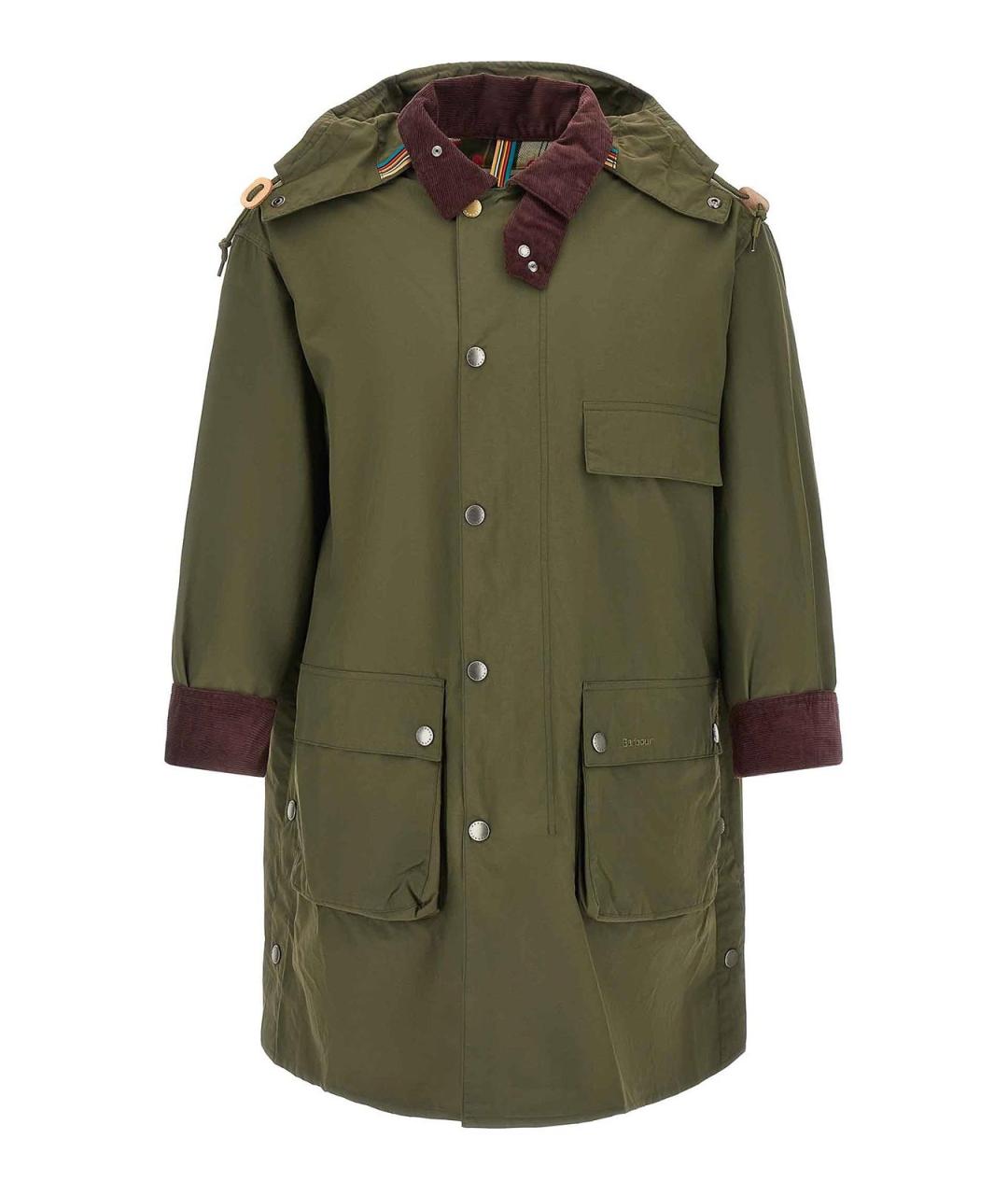 BARBOUR Зеленая полиамидовая парка, фото 1