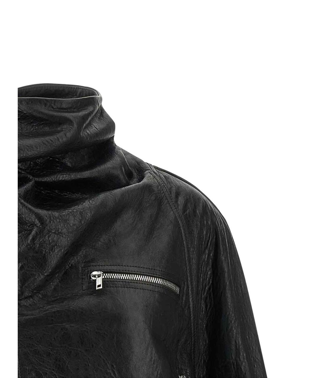 RICK OWENS Черный шарф, фото 4