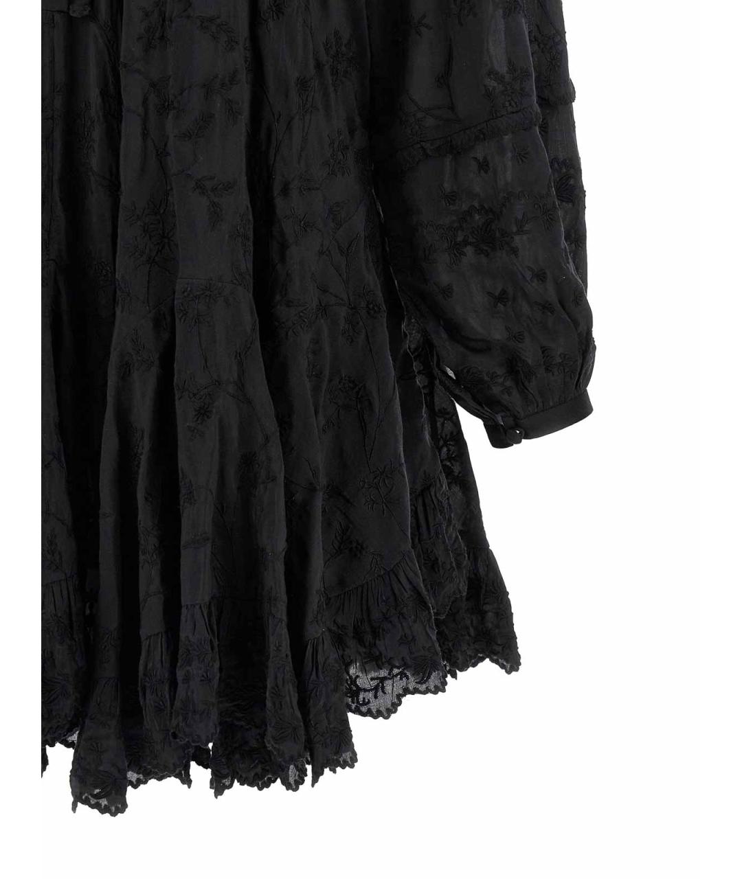 ISABEL MARANT Черное хлопковое повседневное платье, фото 4