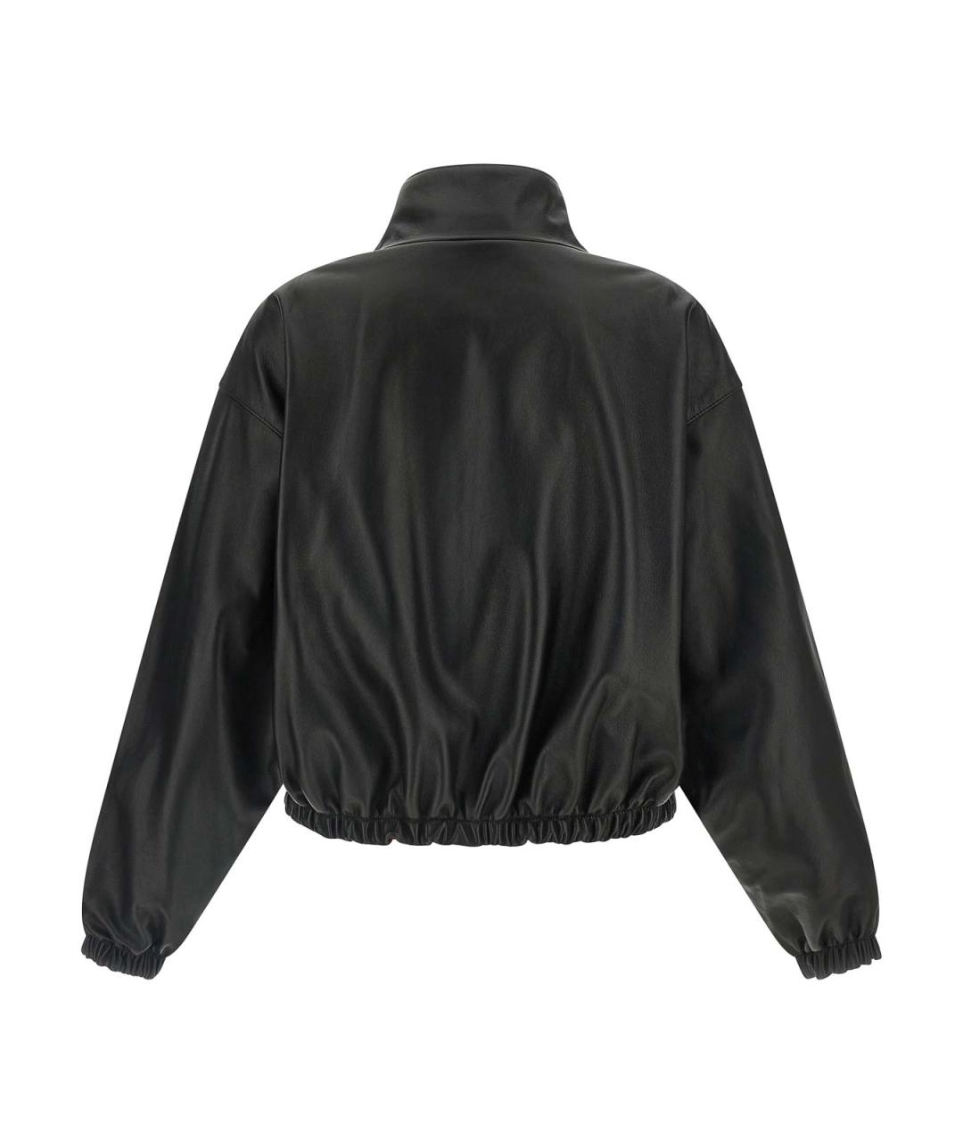 BALENCIAGA Черная кожаная куртка, фото 3
