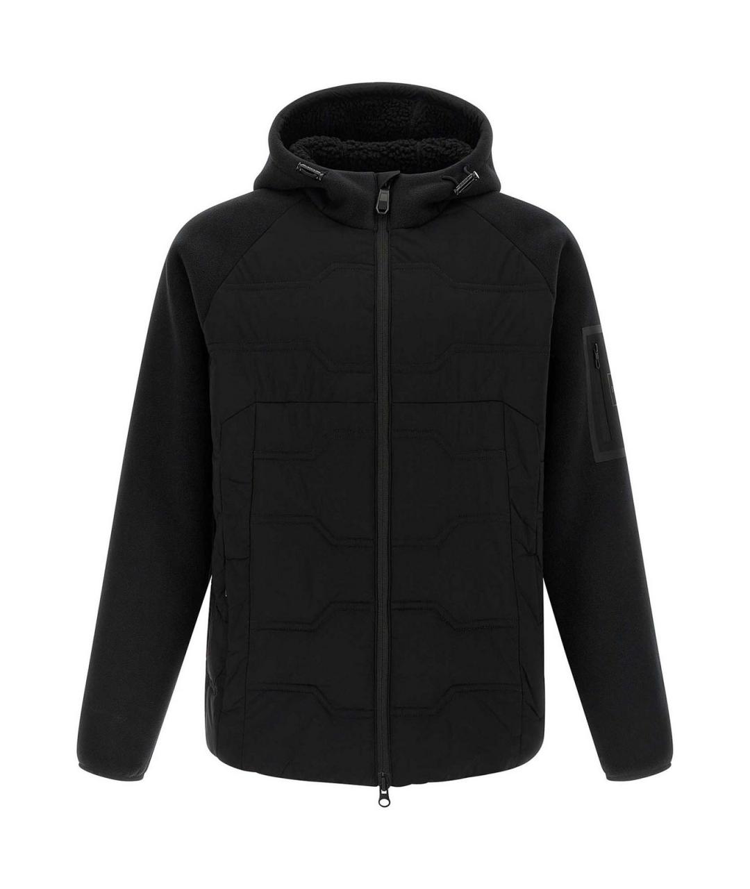 HUGO BOSS Черная полиэстеровая куртка, фото 1