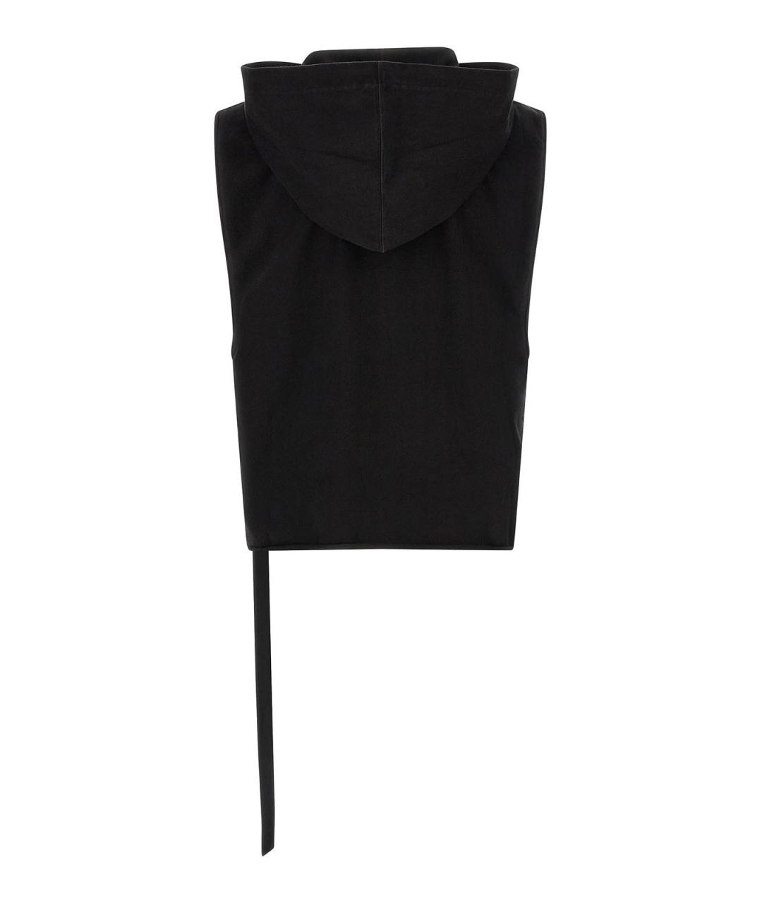 RICK OWENS DRKSHDW Черная хлопковая майка, фото 2