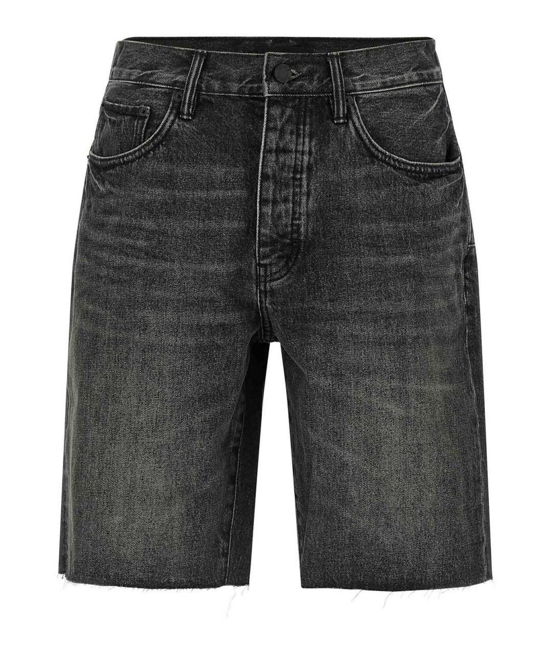 PURPLE Черные хлопковые шорты, фото 1