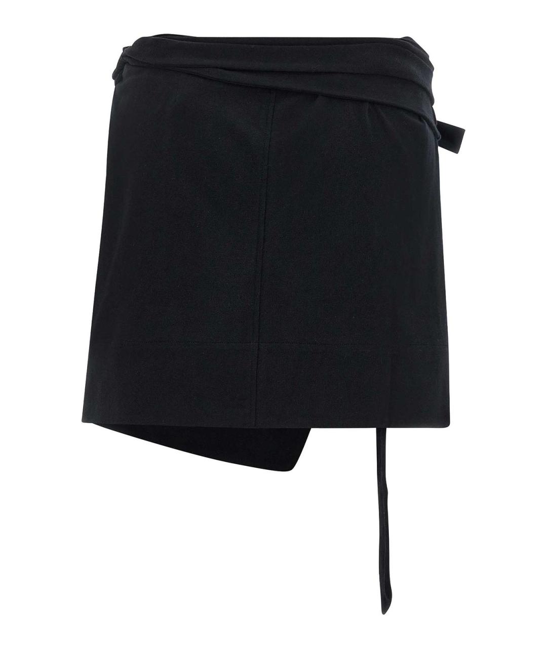 ISABEL MARANT Черная хлопковая юбка мини, фото 2