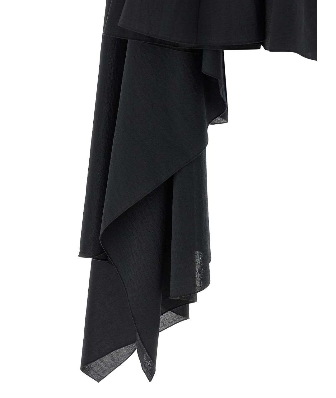 JACQUEMUS Черное хлопковое повседневное платье, фото 4