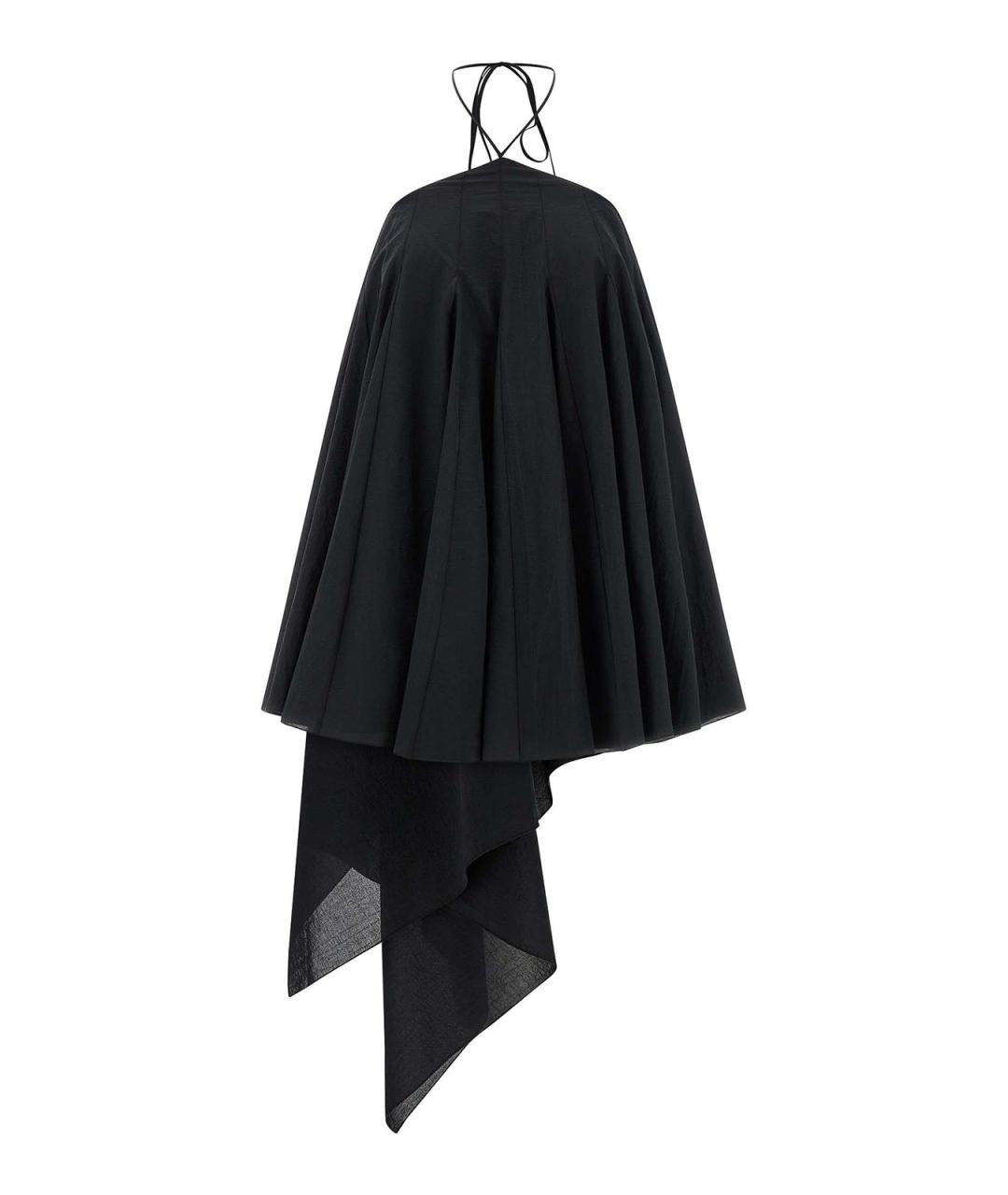 JACQUEMUS Черное хлопковое повседневное платье, фото 1