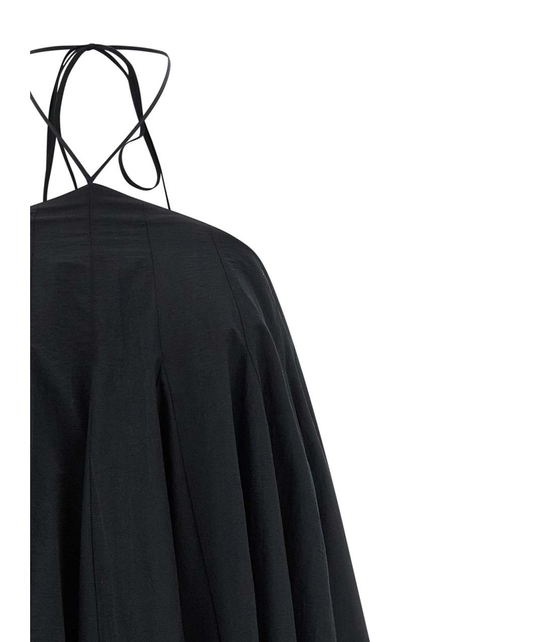 JACQUEMUS Черное хлопковое повседневное платье, фото 3
