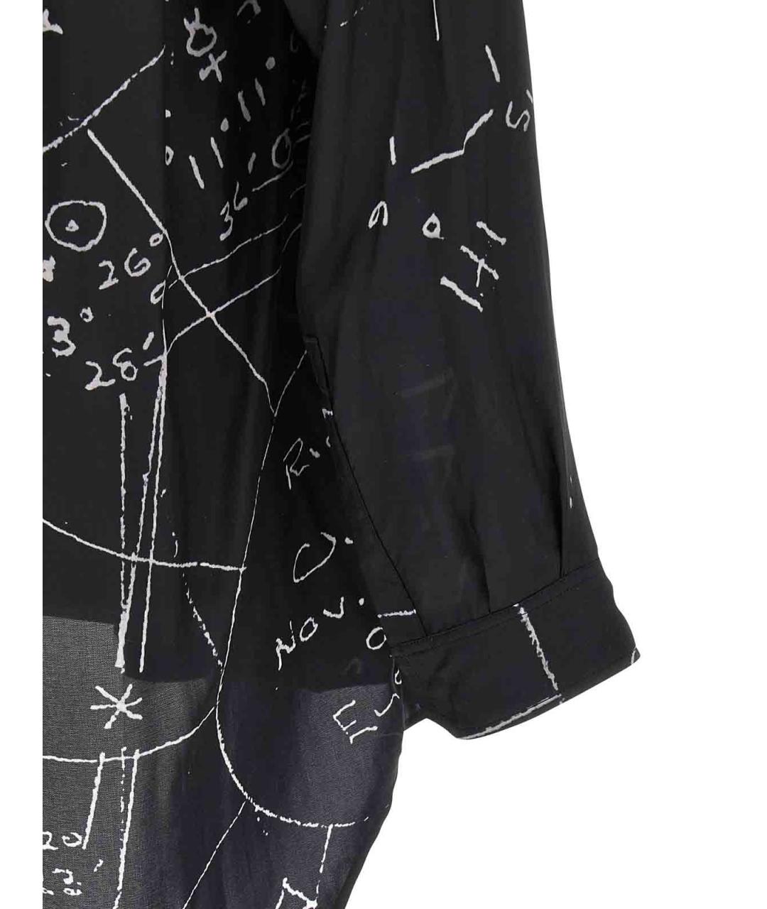 RICK OWENS Черная кэжуал рубашка, фото 4