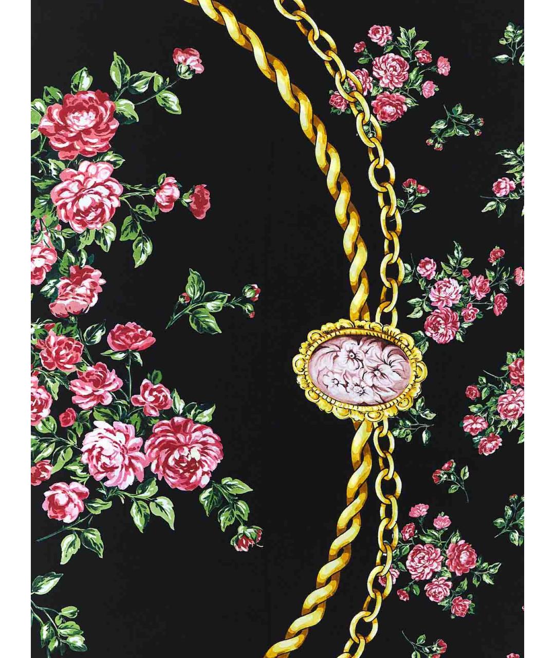 DOLCE&GABBANA Мульти шелковый платок, фото 3