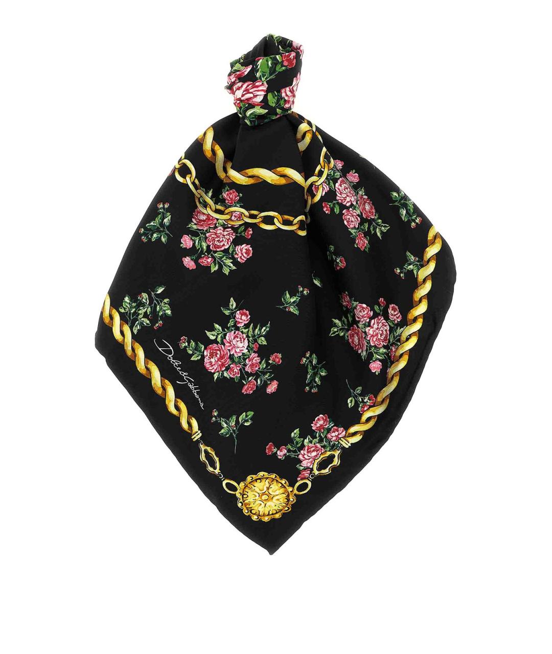 DOLCE&GABBANA Мульти шелковый платок, фото 1
