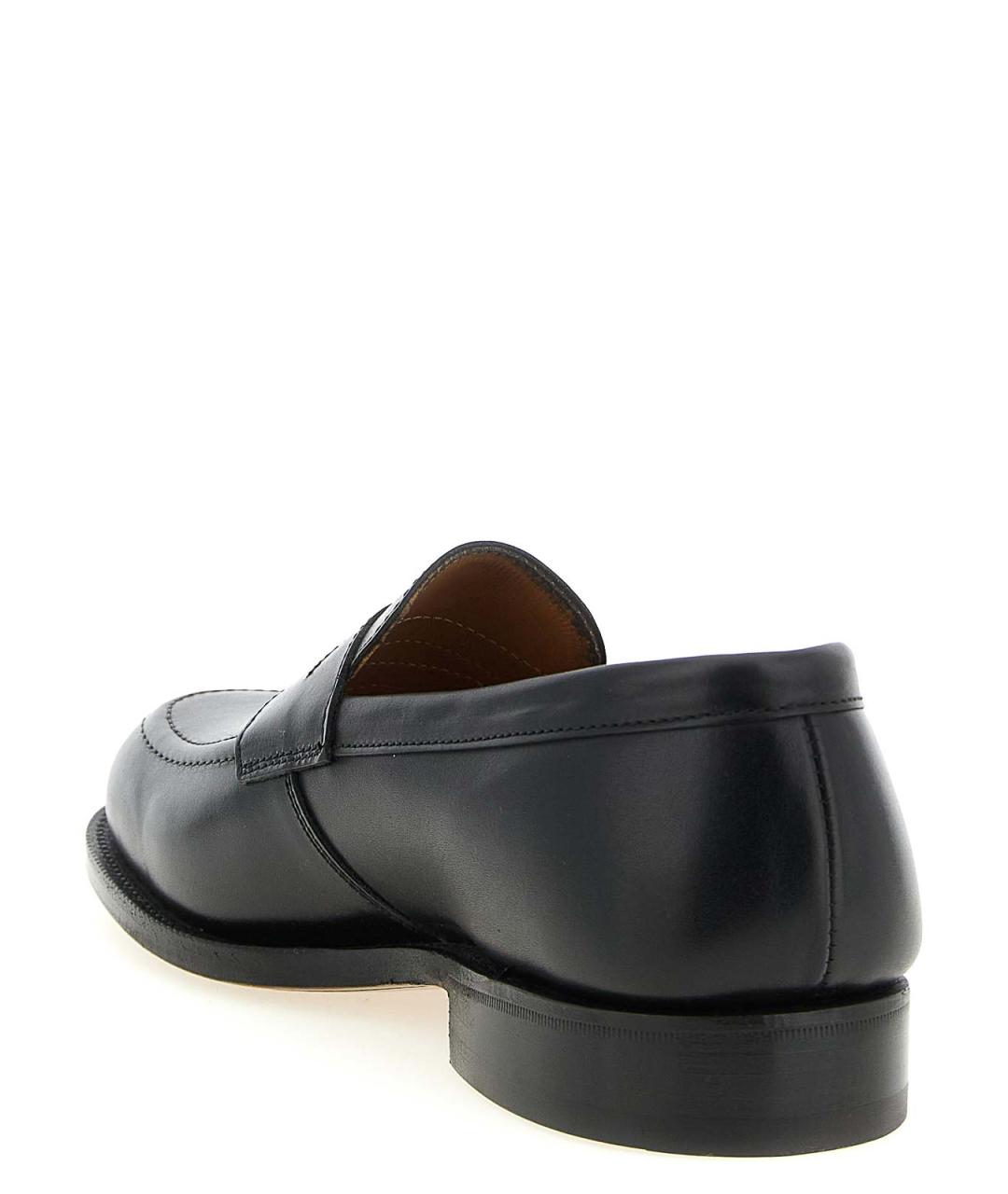 TRICKER'S Черные кожаные лоферы, фото 3