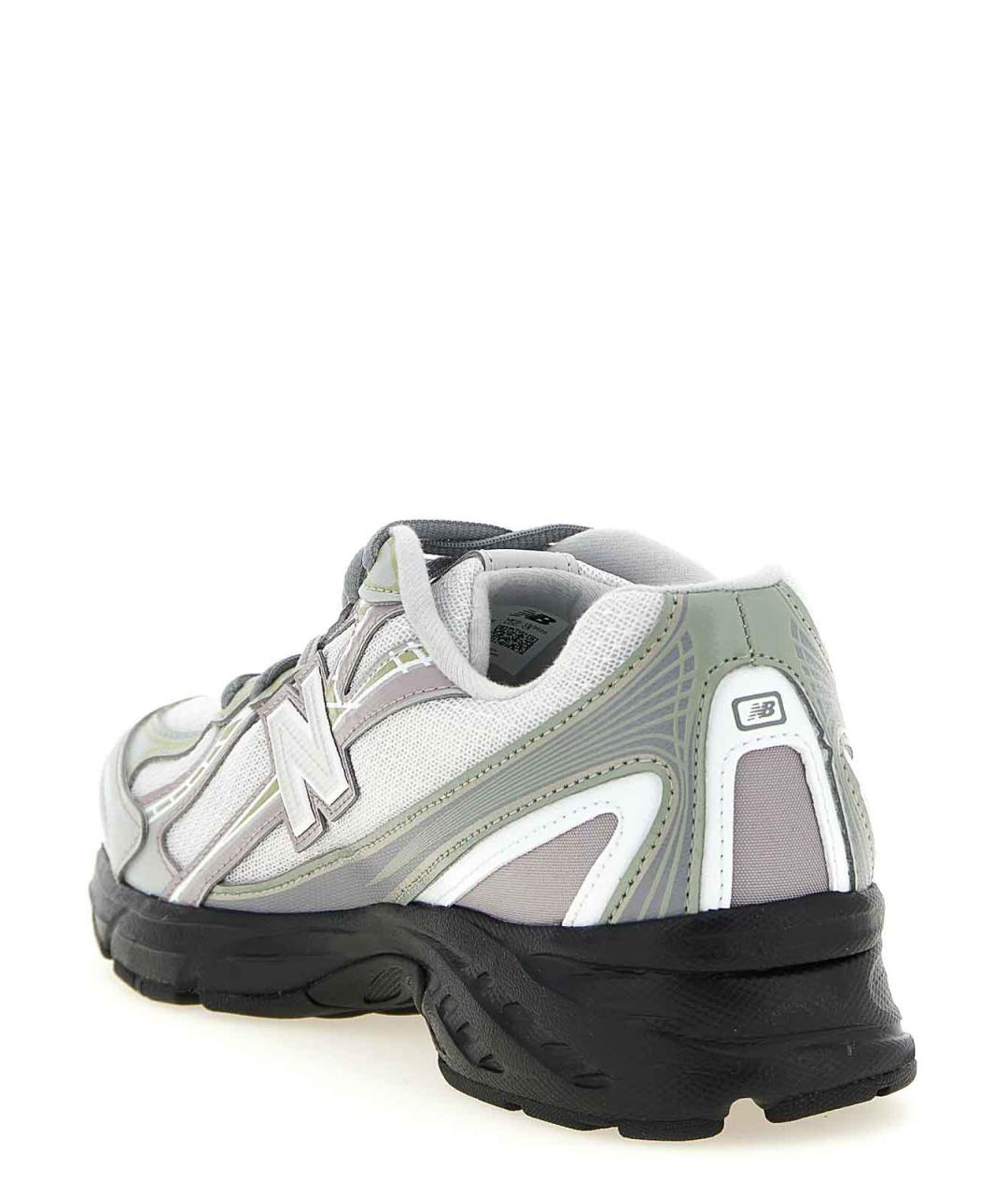 NEW BALANCE Серебряные резиновые кроссовки, фото 3
