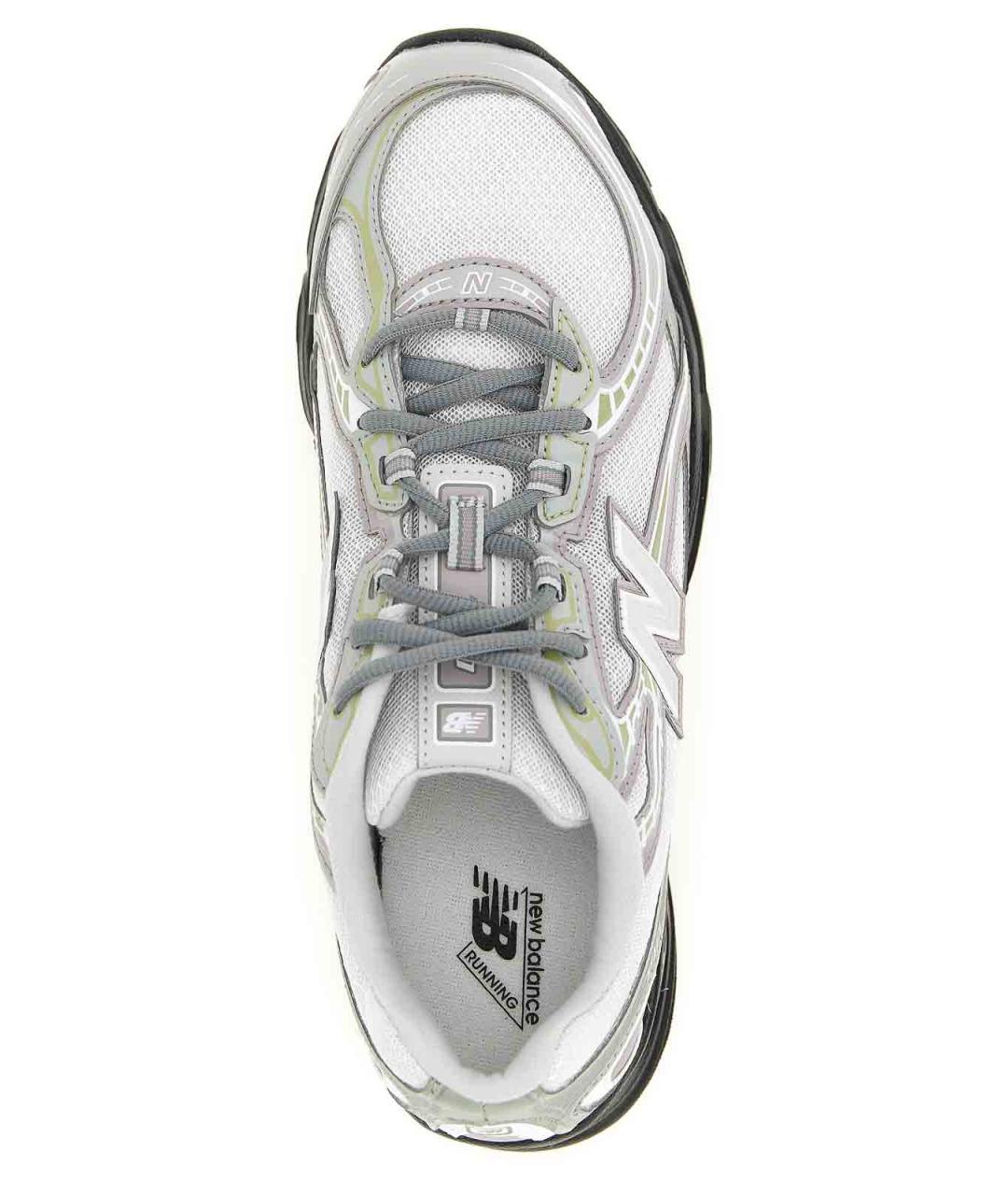 NEW BALANCE Серебряные резиновые кроссовки, фото 4