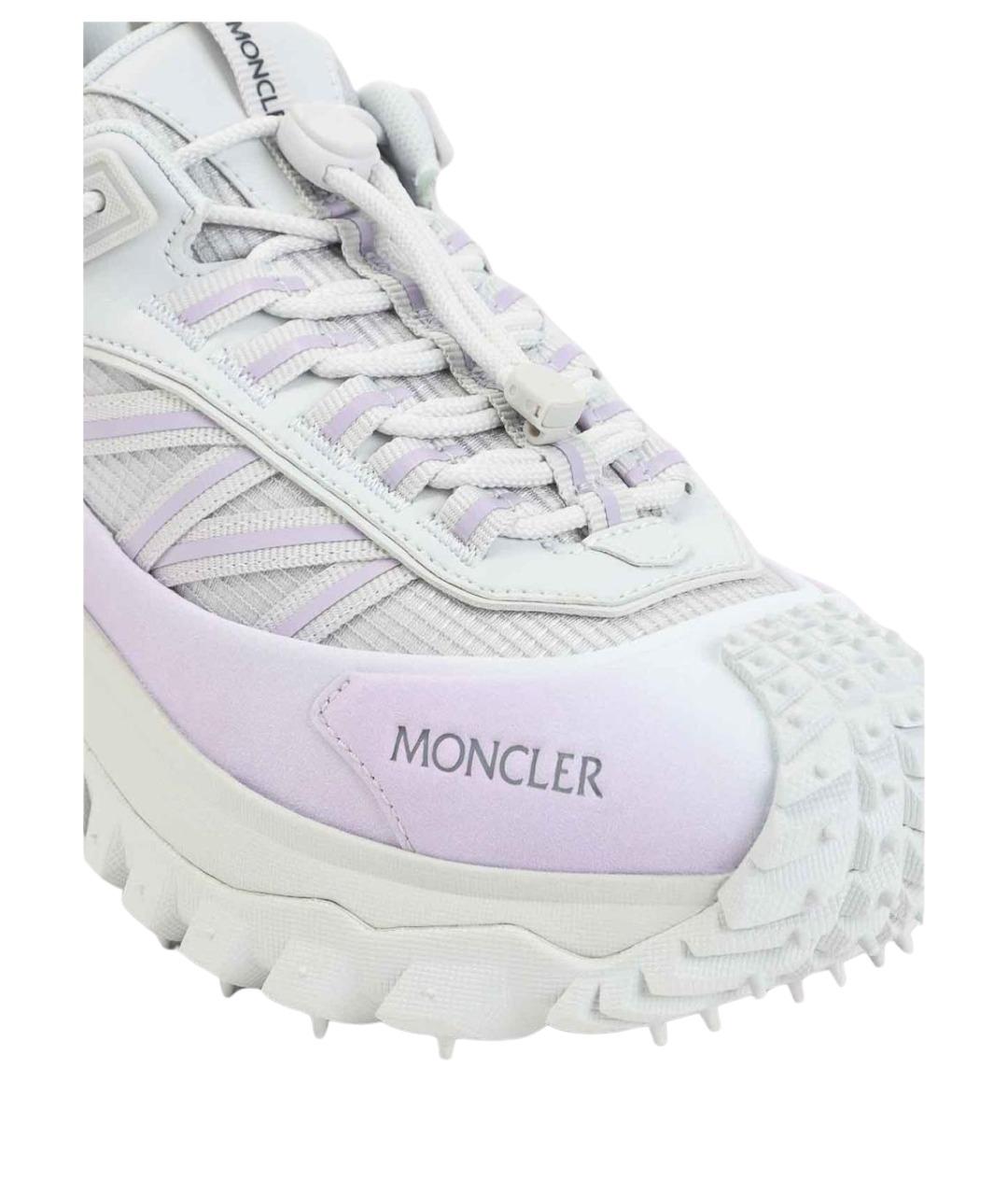 MONCLER Мульти кожаные кроссовки, фото 4