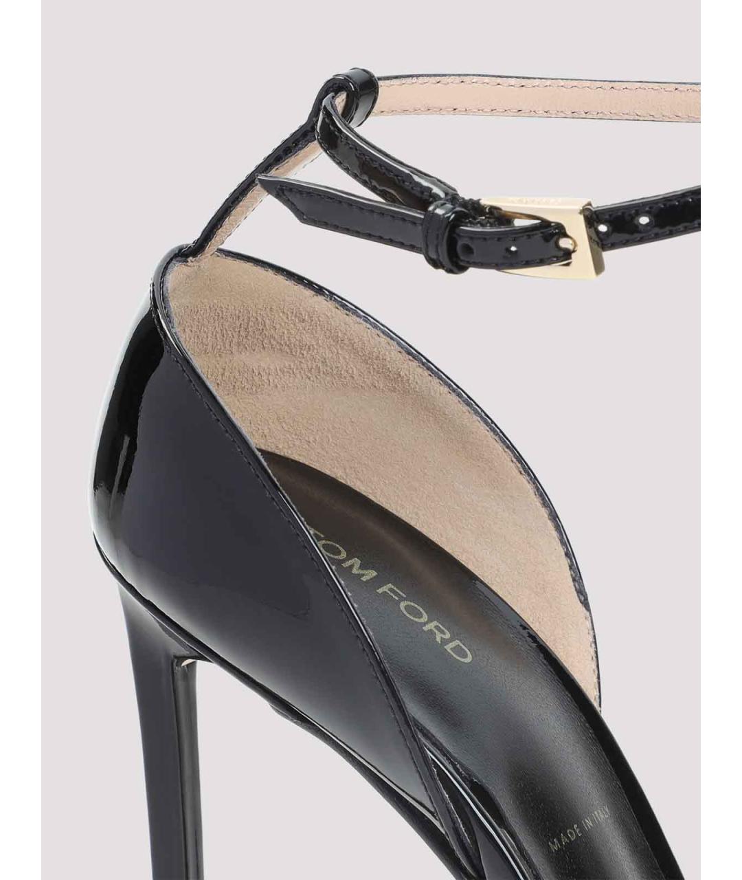 TOM FORD Черные туфли из лакированной кожи, фото 3