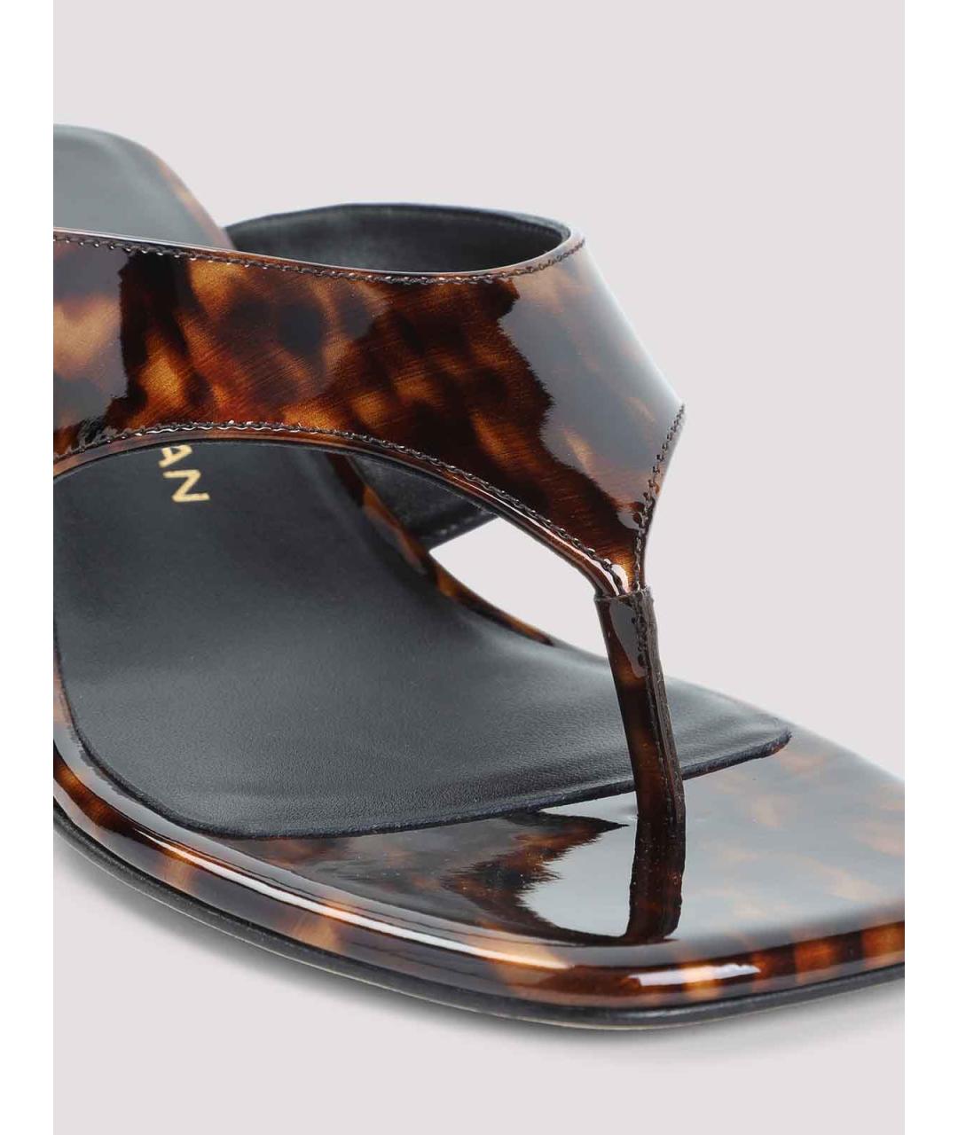 STUART WEITZMAN Коричневые мюли, фото 4