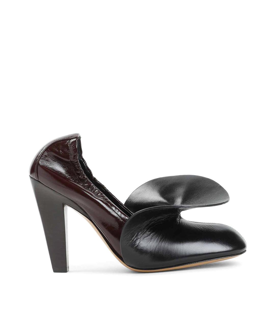 PHOEBE PHILO Черные кожаные туфли, фото 1