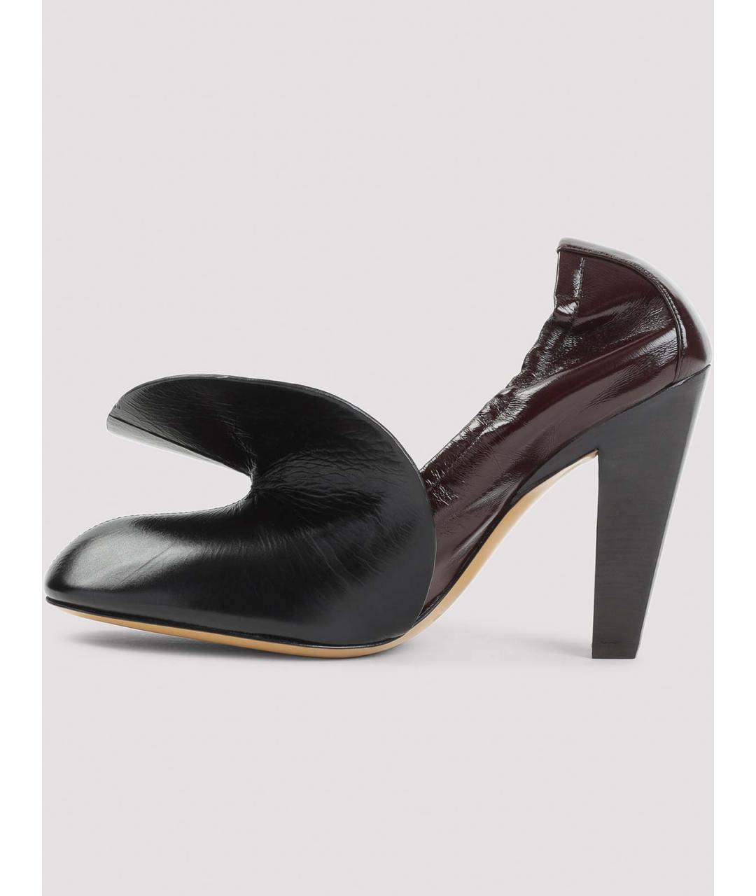 PHOEBE PHILO Черные кожаные туфли, фото 2