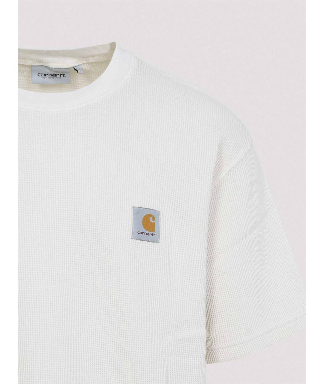 CARHARTT Белая хлопковая футболка, фото 3