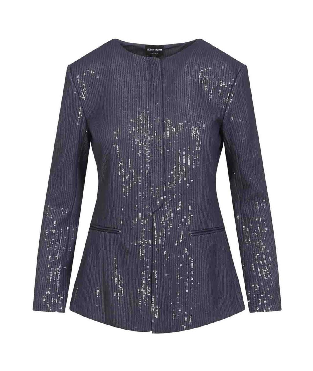 GIORGIO ARMANI Фиолетовая полиэстеровая куртка, фото 1