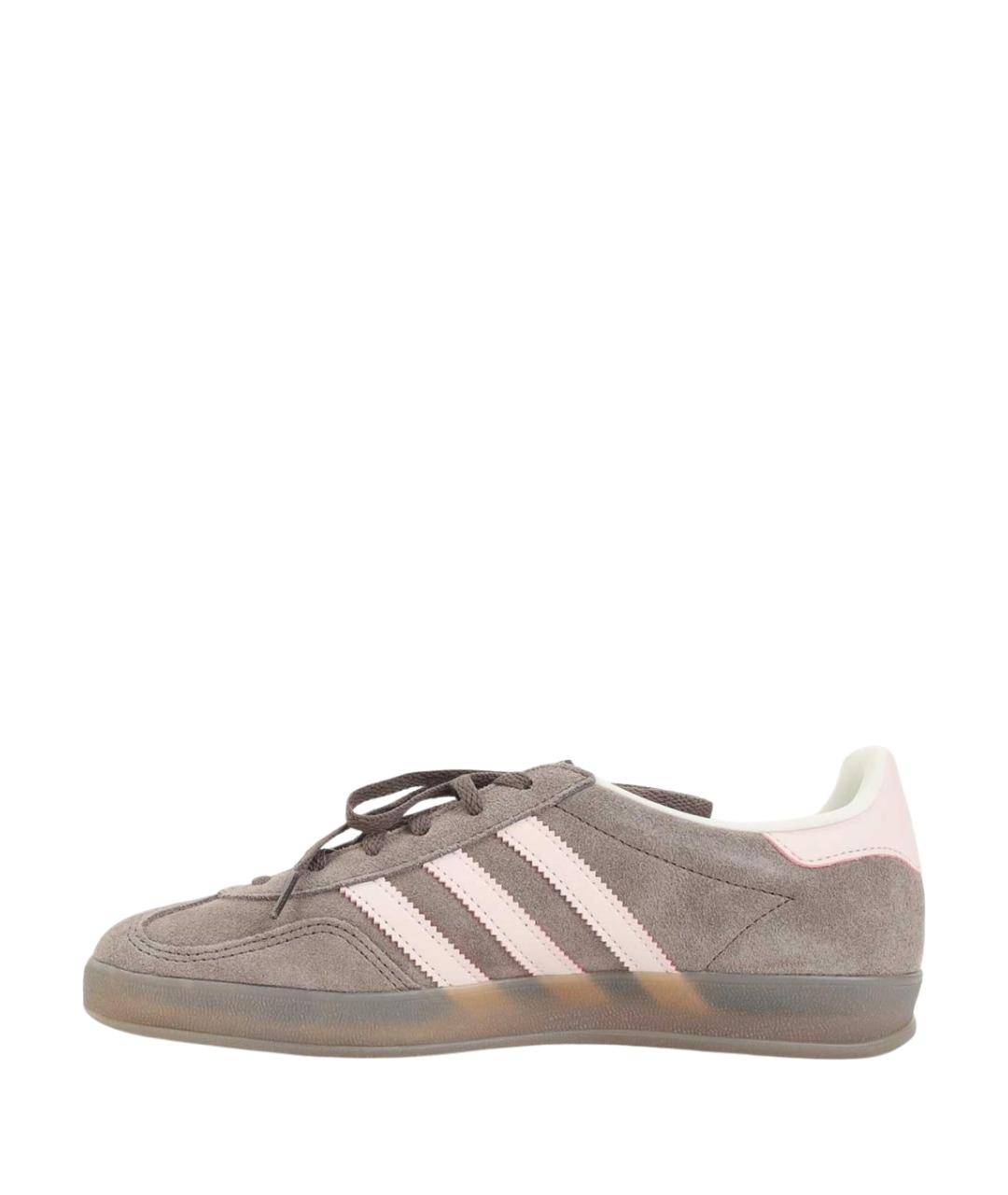 ADIDAS Коричневые кожаные кроссовки, фото 2