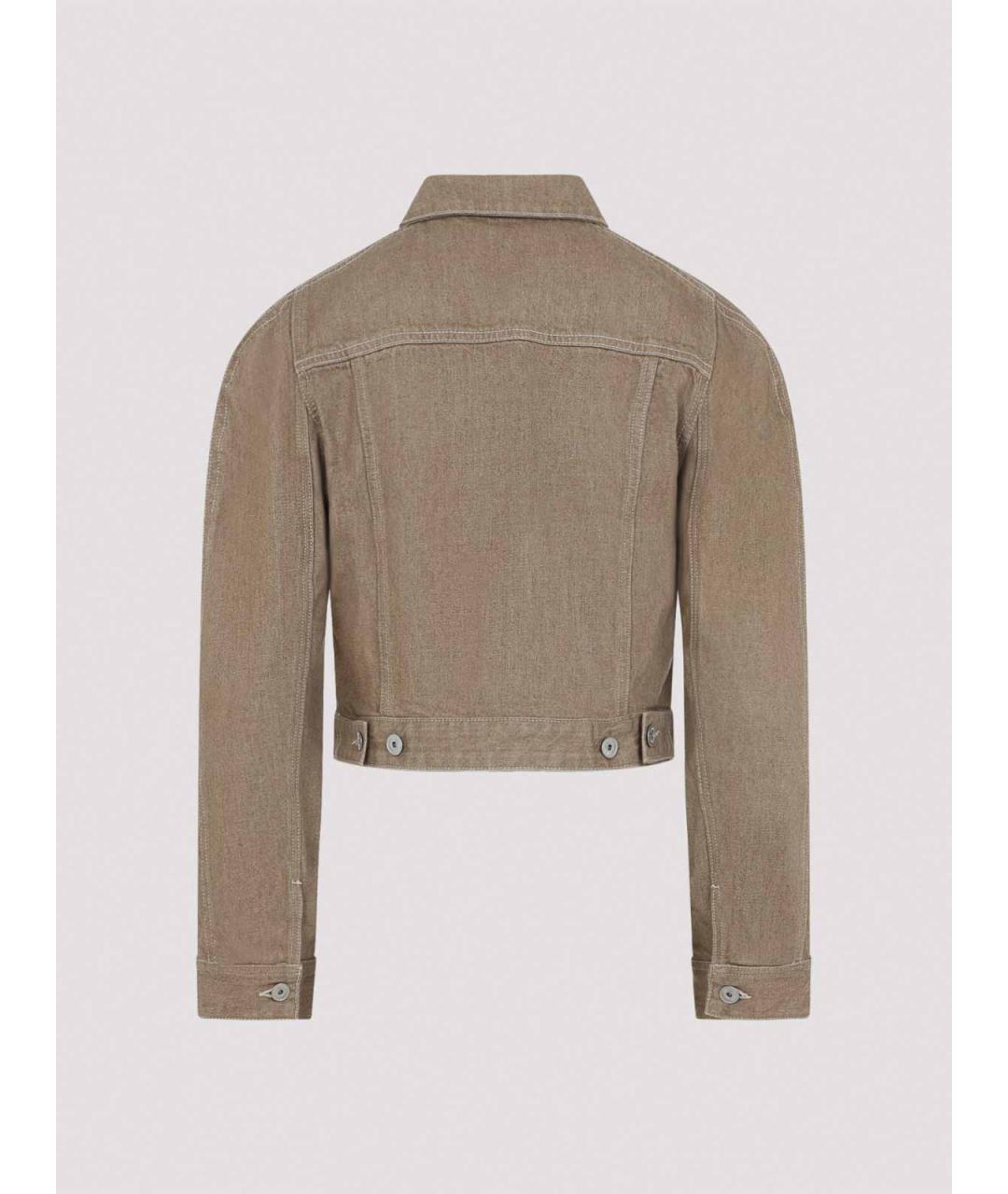 JACQUEMUS Бежевая хлопковая куртка, фото 2