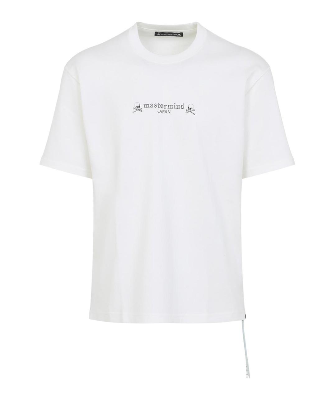MASTERMIND JAPAN Белая хлопковая футболка, фото 1