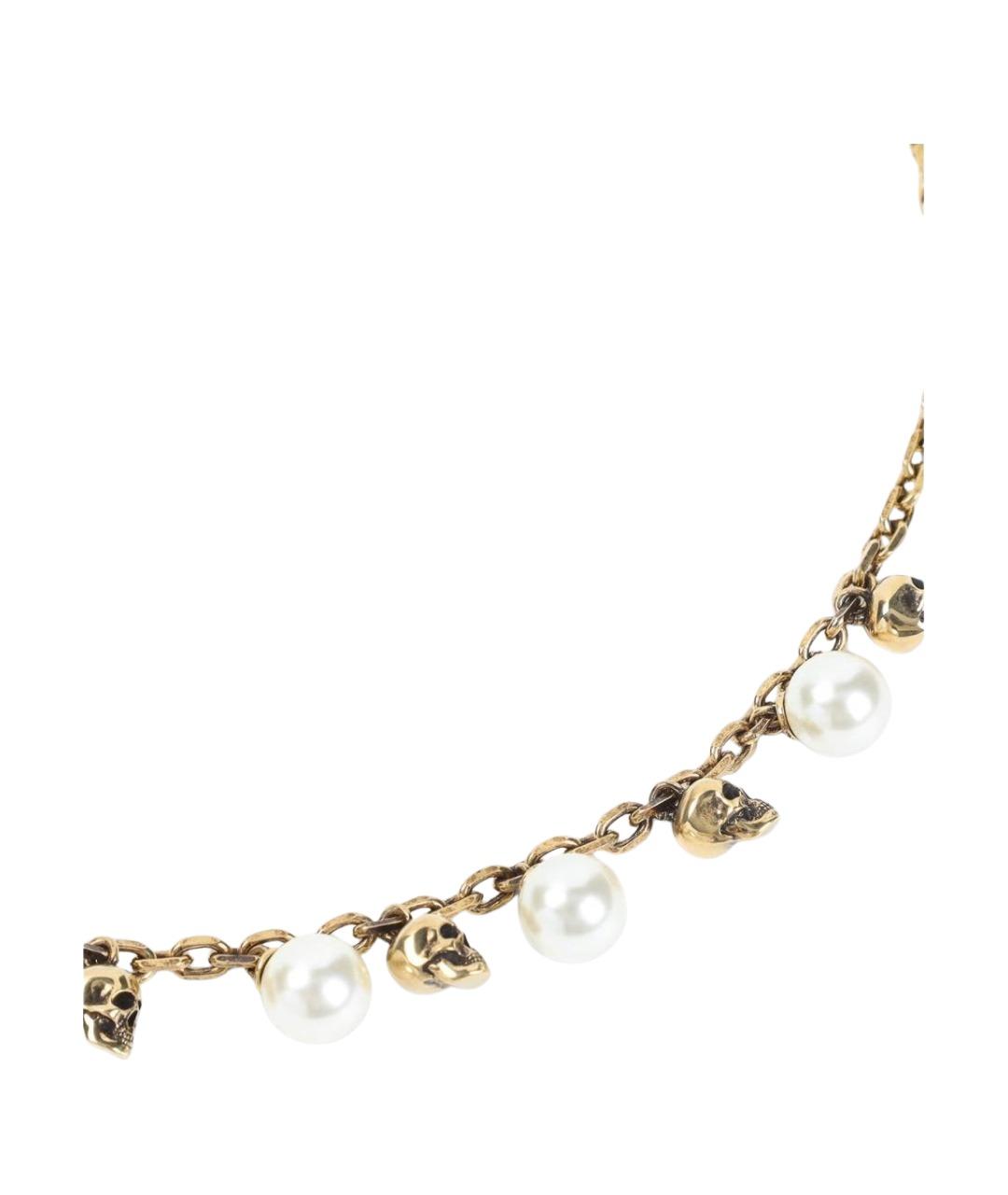 ALEXANDER MCQUEEN Золотое колье, фото 2