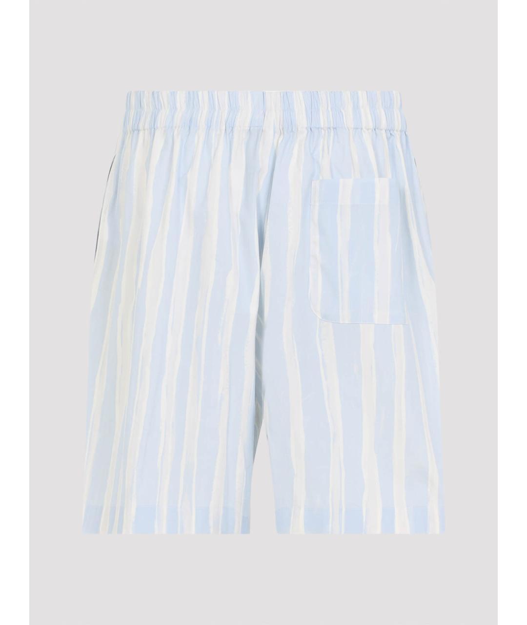 JACQUEMUS Голубые хлопковые шорты, фото 2