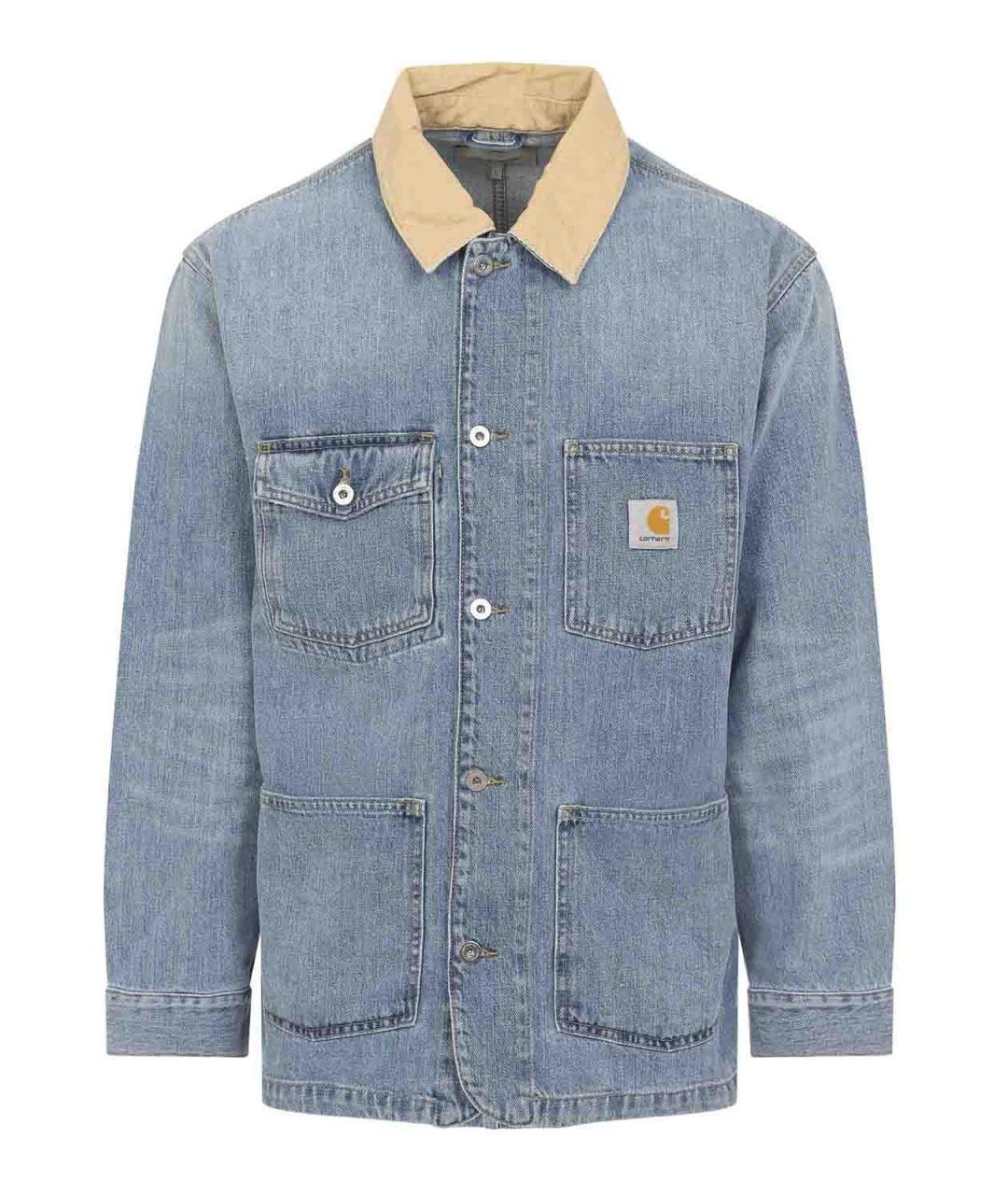 CARHARTT Голубая хлопковая куртка, фото 1