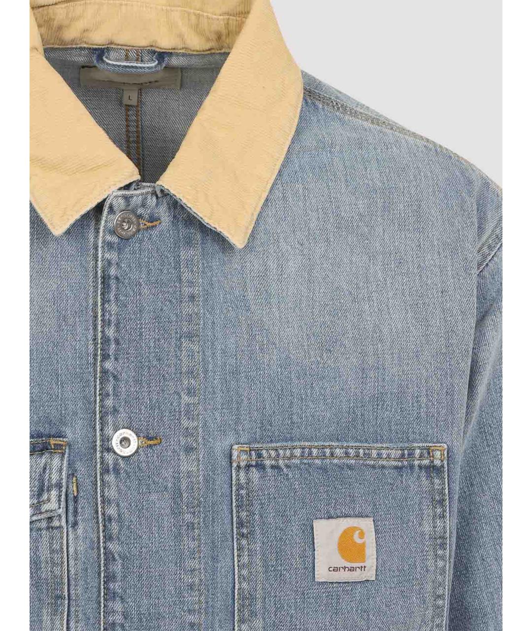 CARHARTT Голубая хлопковая куртка, фото 3