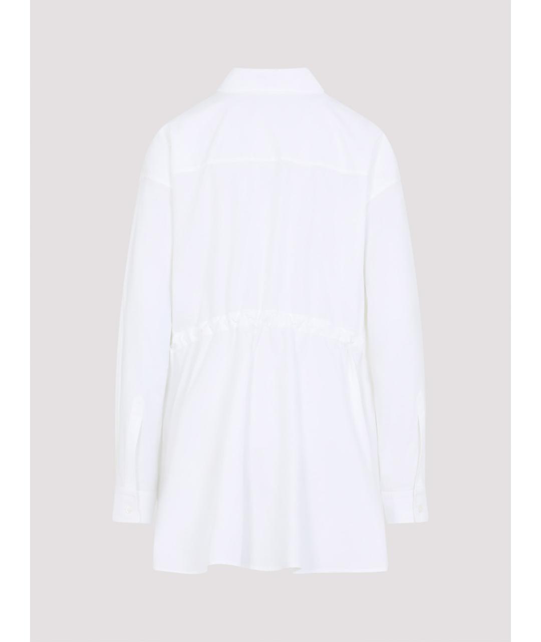 BALENCIAGA Белое хлопковое повседневное платье, фото 2