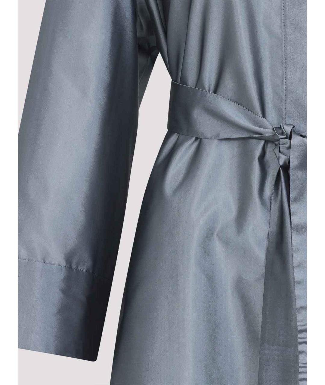 'S MAX MARA Синее полиэстеровое повседневное платье, фото 4