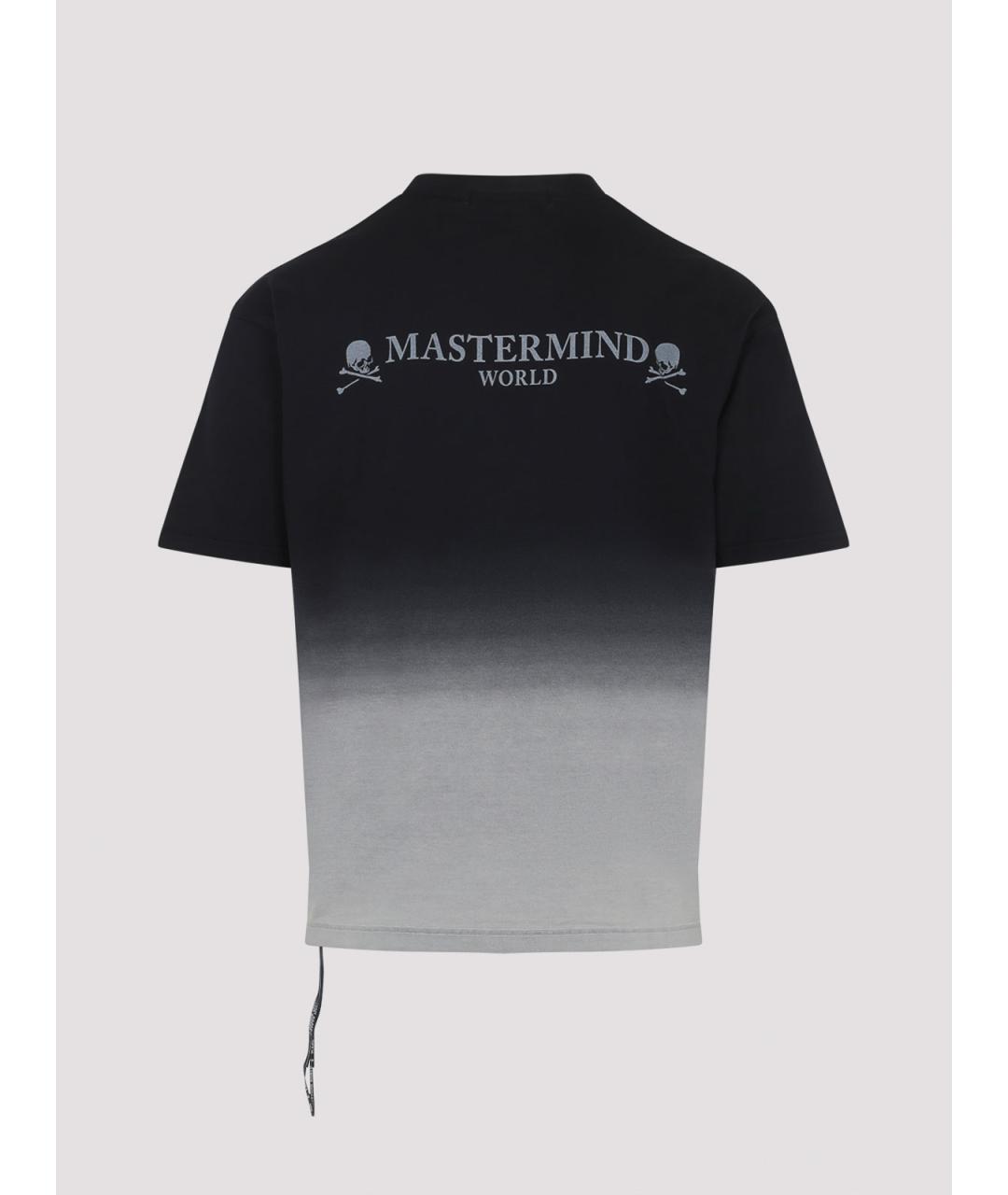 MASTERMIND WORLD Черная хлопковая футболка, фото 2