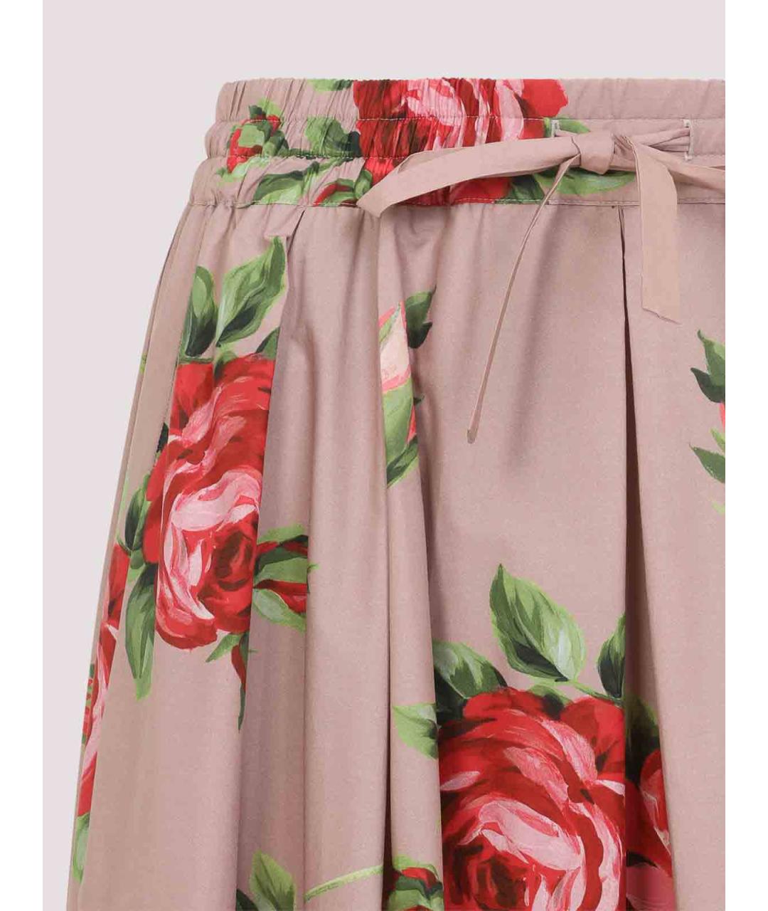 DOLCE&GABBANA Мульти хлопковая юбка миди, фото 3