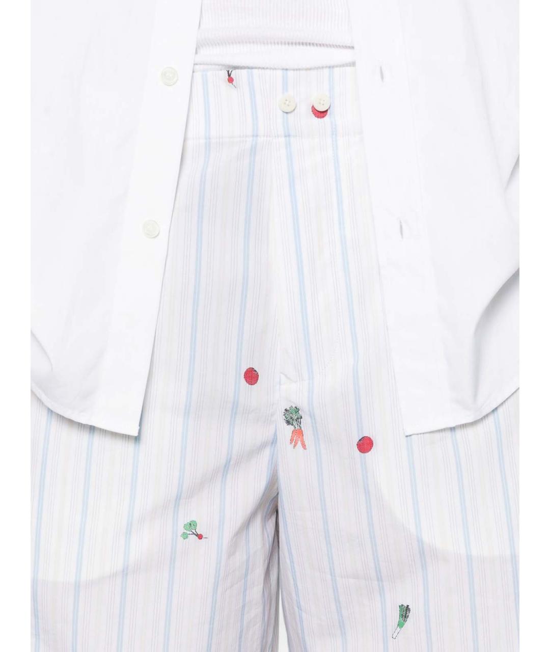 JACQUEMUS Мульти хлопковые шорты, фото 4