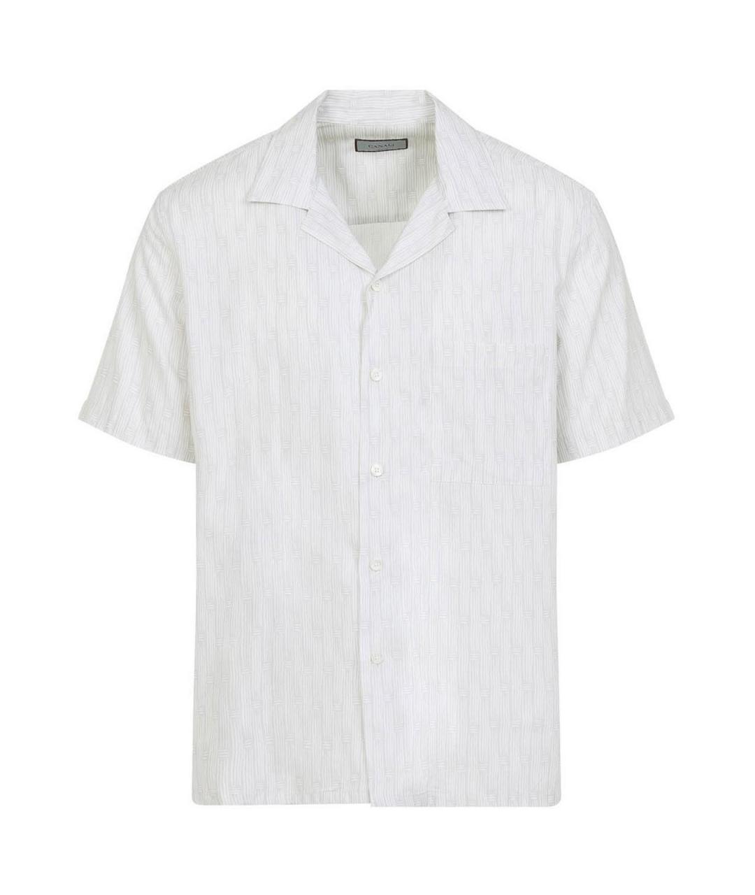 CANALI Серая хлопковая классическая рубашка, фото 1