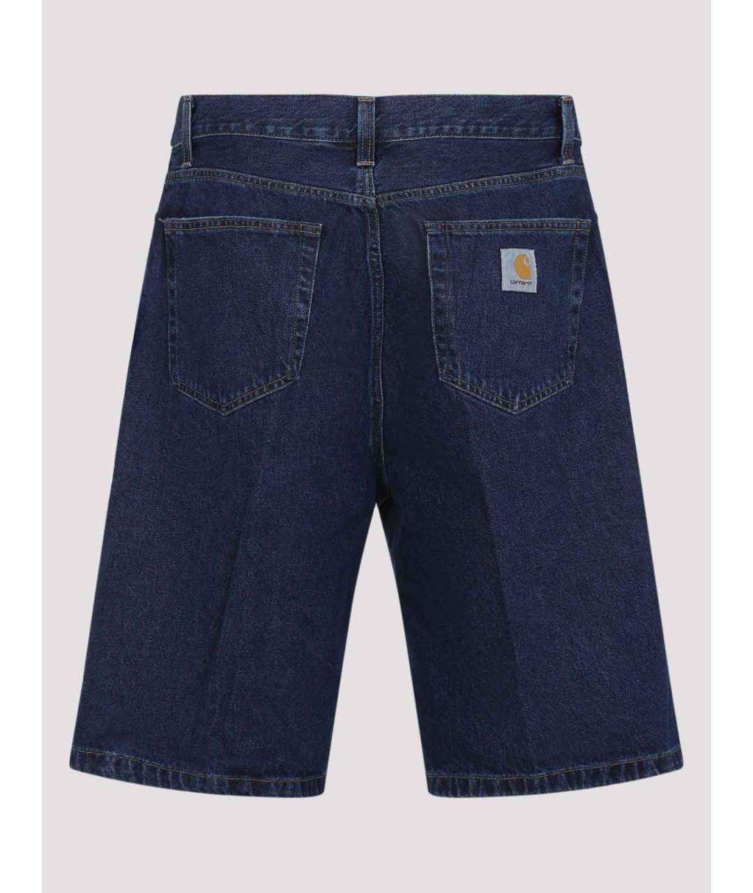 CARHARTT Синие хлопковые шорты, фото 2