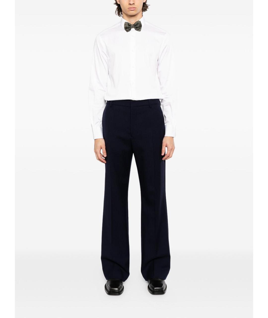 EMPORIO ARMANI Белая хлопковая классическая рубашка, фото 3