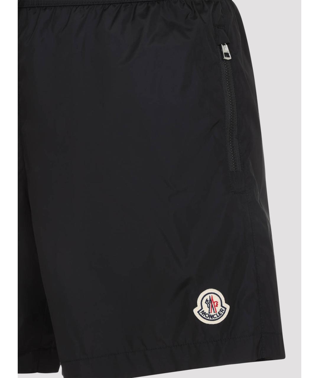 MONCLER Черные полиамидовые плавки, фото 3